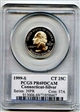 1999-S 25C Connecticut Silver PR69DCAM